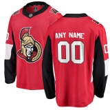 Men's Ottawa Senators Fanatics Branded Red Home Breakaway Custom Jersey