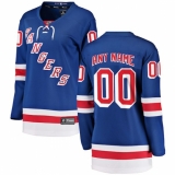 Women's New York Rangers Fanatics Branded Blue Home Breakaway Custom Jersey