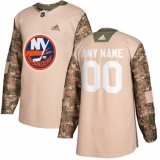 Men's New York Islanders adidas Camo Veterans Day Custom Practice Jersey