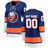 Women's New York Islanders Fanatics Branded Blue Home Breakaway Custom Jersey