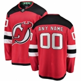Men's New Jersey Devils Fanatics Branded Red Home Breakaway Custom Jersey