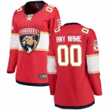 Women's Florida Panthers Fanatics Branded Red Home Breakaway Custom Jersey