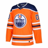 Men's Edmonton Oilers adidas Orange Authentic Custom Jersey