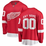 Men's Detroit Red Wings Fanatics Branded Red Home Breakaway Custom Jersey7