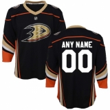 Preschool Anaheim Ducks Black Home Replica Custom Jersey