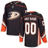 Men's Anaheim Ducks adidas Black Authentic Custom Jersey