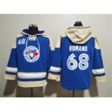 Men's Toronto Blue Jays #68 Jordan Romano Royal Ageless Must-Have Lace-Up Pullover Hoodie