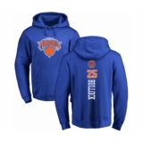 Basketball New York Knicks #25 Reggie Bullock Royal Blue Backer Pullover Hoodie
