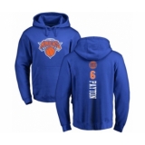 Basketball New York Knicks #6 Elfrid Payton Royal Blue Backer Pullover Hoodie