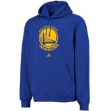 NBA Men's Adidas Golden State Warriors Logo Pullover Hoodie Sweatshirt - Royal