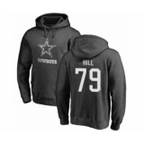 Football Dallas Cowboys #79 Trysten Hill Ash One Color Pullover Hoodie