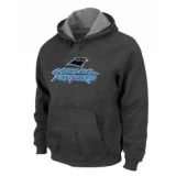NFL Men's Nike Carolina Panthers Authentic Logo Pullover Hoodie - Dark Grey
