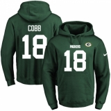 NFL Men's Nike Green Bay Packers #18 Randall Cobb Green Name & Number Pullover Hoodie