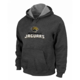 NFL Men's Nike Jacksonville Jaguars Authentic Logo Pullover Hoodie - Dark Grey