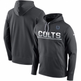 NFL Men's Indianapolis Colts Nike Sideline Circuit Anthracite Pullover Hoodie