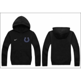 NFL Men's Nike Indianapolis Colts Authentic Logo Pullover Hoodie - Black