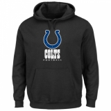 NFL Men's Indianapolis Colts Black Critical Victory Pullover Hoodie