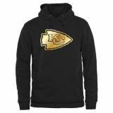 NFL Men's Kansas City Chiefs Pro Line Black Gold Collection Pullover Hoodie
