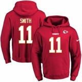 NFL Men's Nike Kansas City Chiefs #11 Alex Smith Red Name & Number Pullover Hoodie