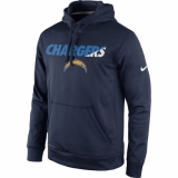 NFL Los Angeles Chargers Nike Kick Off Staff Performance Pullover Hoodie - Navy