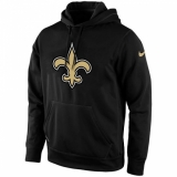 NFL Men's New Orleans Saints Nike Black KO Logo Essential Hoodie 2