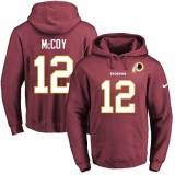 NFL Men's Nike Washington Redskins #12 Colt McCoy Burgundy Red Name & Number Pullover Hoodie