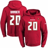 NFL Men's Nike Tampa Bay Buccaneers #20 Ronde Barber Red Name & Number Pullover Hoodie