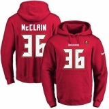 NFL Men's Nike Tampa Bay Buccaneers #36 Robert McClain Red Name & Number Pullover Hoodie