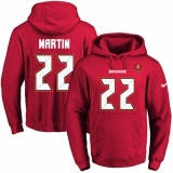 NFL Men's Nike Tampa Bay Buccaneers #22 Doug Martin Red Name & Number Pullover Hoodie