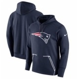 NFL New England Patriots Nike Champ Drive Vapor Speed Pullover Hoodie - Navy
