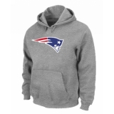 NFL Men's Nike New England Patriots Logo Pullover Hoodie - Grey