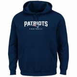 NFL New England Patriots Critical Victory Pullover Hoodie - Navy Blue
