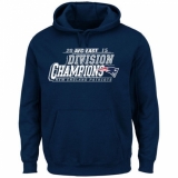 NFL Men's New England Patriots Majestic Navy 2015 AFC East Division Champions Pullover Hoodie