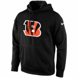 NFL Men's Cincinnati Bengals Nike Black KO Logo Essential Hoodie