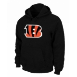 NFL Men's Nike Cincinnati Bengals Logo Pullover Hoodie - Black