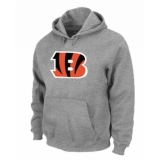 NFL Men's Nike Cincinnati Bengals Logo Pullover Hoodie - Grey