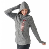 NFL San Francisco 49ers G-III 4Her by Carl Banks Women's Recovery Full-Zip Hoodie - Heathered Gray