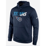 NFL Men's Tennessee Titans Nike Navy Kick Off Staff Performance Pullover Hoodie