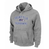 NFL Men's Nike Seattle Seahawks Heart & Soul Pullover Hoodie - Grey
