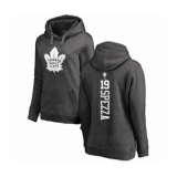 Hockey Women's Toronto Maple Leafs #19 Jason Spezza Charcoal One Color Backer Pullover Hoodie