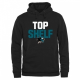 NHL Men's San Jose Sharks Top Shelf Pullover Hoodie - Black