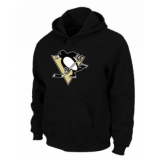 NHL Men's Pittsburgh Penguins Big & Tall Logo Hoodie - Black