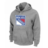 NHL Men's New York Rangers Pullover Hoodie - Grey