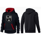 NHL Men's Los Angeles Kings Big & Tall Logo Hoodie - Black/Red