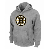 NHL Men's Boston Bruins Big & Tall Logo Hoodie - Grey