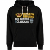 NHL Men's Boston Bruins '47 2016 Winter Classics Crosstown Striker Pullover Sweatshirt - Black
