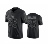 Men's Arizona Cardinals #25 Zaven Collins Black Reflective Limited Stitched Football Jersey