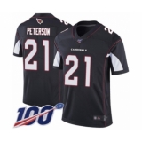 Men's Arizona Cardinals #21 Patrick Peterson Black Alternate Vapor Untouchable Limited Player 100th Season Football Jersey