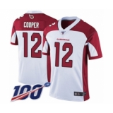 Men's Arizona Cardinals #12 Pharoh Cooper White Vapor Untouchable Limited Player 100th Season Football Jersey