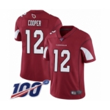 Men's Arizona Cardinals #12 Pharoh Cooper Red Team Color Vapor Untouchable Limited Player 100th Season Football Jersey